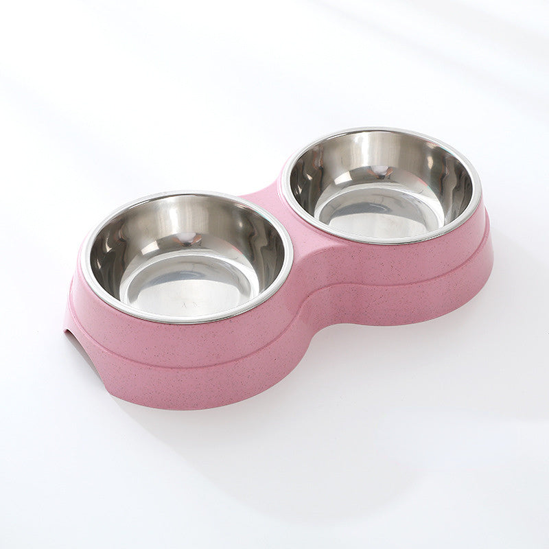 Stainless Steel Double Pet Bowl