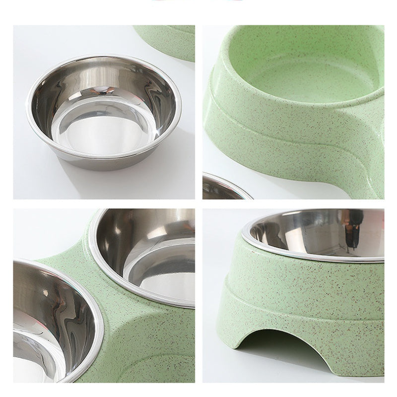 Stainless Steel Double Pet Bowl