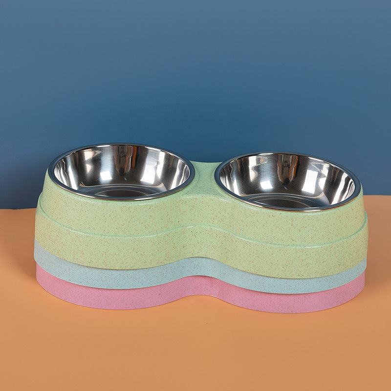 Stainless Steel Double Pet Bowl