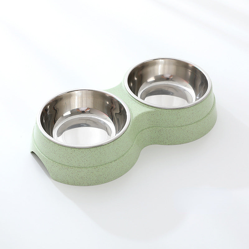 Stainless Steel Double Pet Bowl